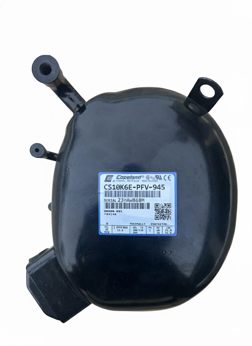 CS10K6E-PFV-945 Copeland Compressor 10,800BTU R-404a 230V/1PH 60HZ